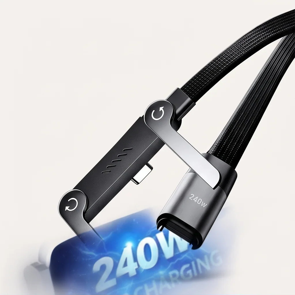 Foldable Stand Fast Charging Cable